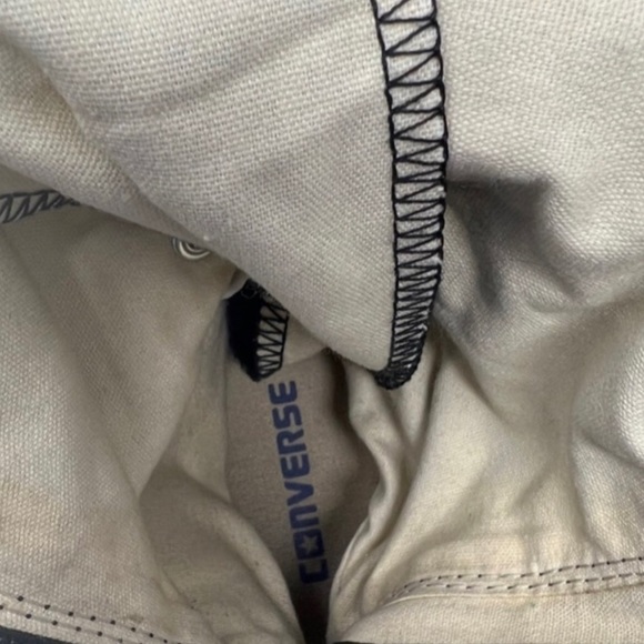 Converse Knee High Sneakers Black Size W7 M5 - Picture 9 of 10